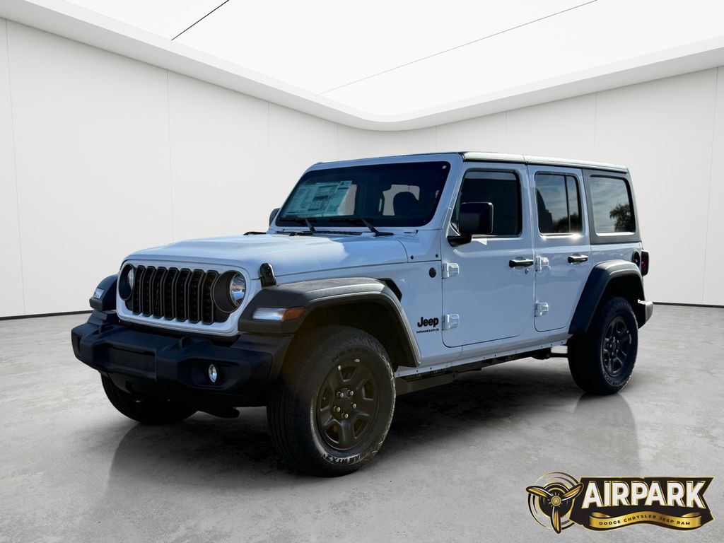 New 2026 Bright White Jeep Sport image 9