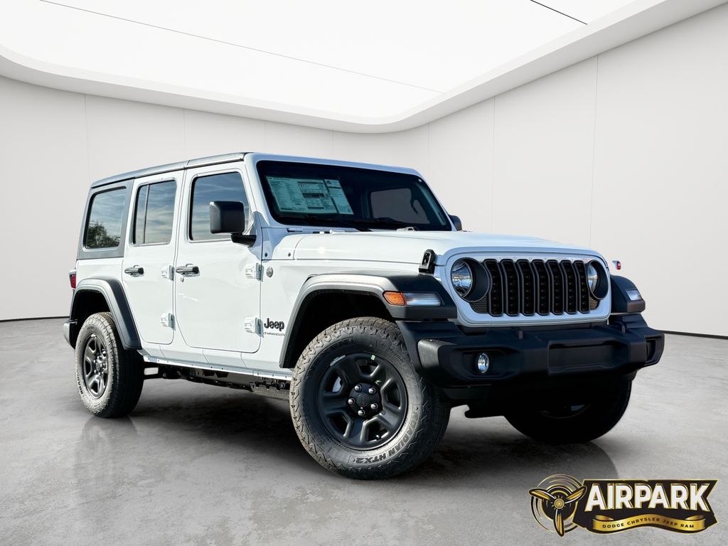 New 2026 Bright White Jeep Sport image 2