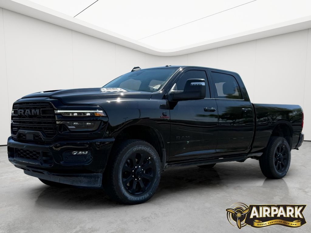 New 2025 Diamond Black Crystal Pearlcoat Ram Laramie image 9