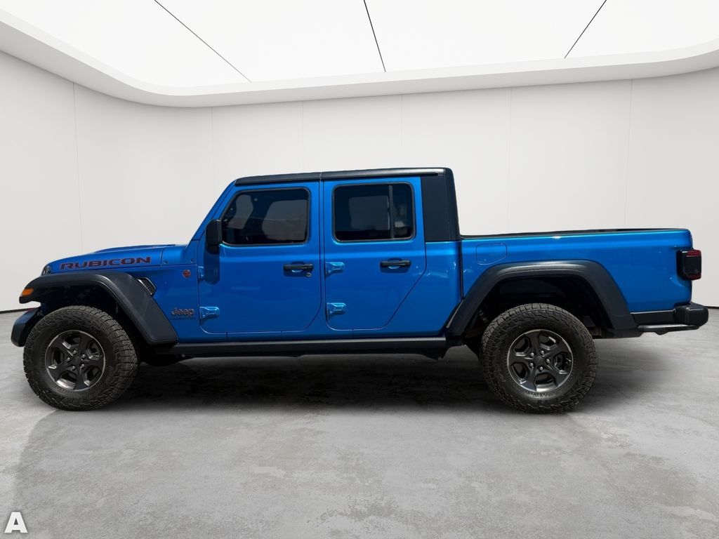 Used 2021 Hydro Blue Pearlcoat Jeep Rubicon image 3