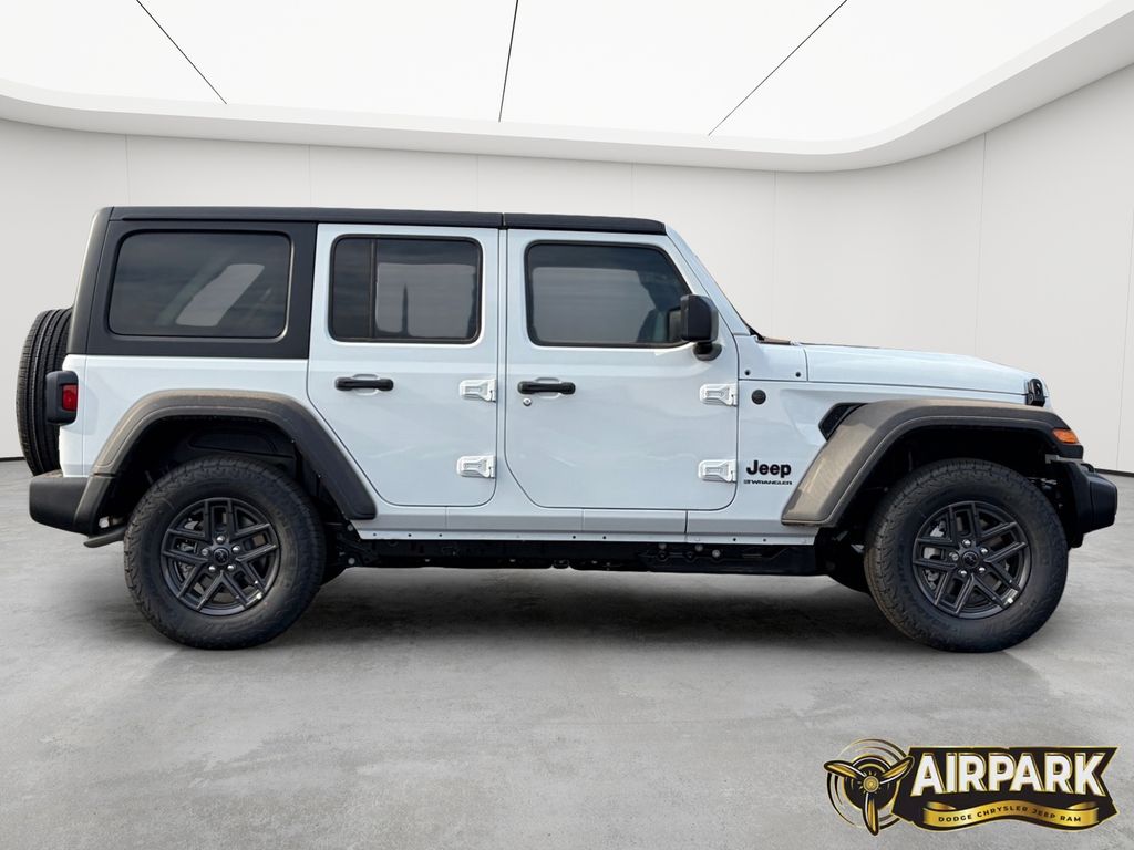 New 2026 Bright White Jeep Sport image 3