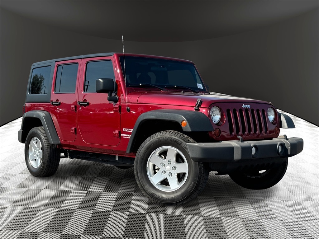 Used 2012 Jeep Wrangler Unlimited Sport with VIN 1C4BJWDG0CL220595 for sale in Scottsdale, AZ