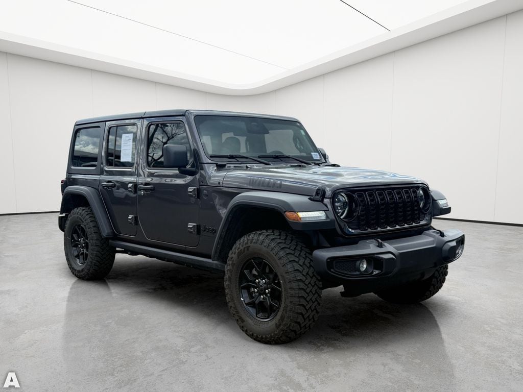 Used 2025 Granite Crystal Metallic Clearcoat Jeep Willys image 9