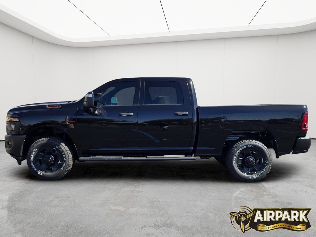 New 2025 Diamond Black Crystal Pearlcoat Ram Tradesman image 8