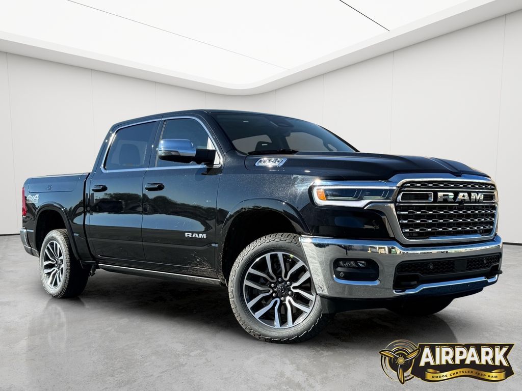New 2026 Diamond Black Crystal Pearlcoat Ram Limited image 2