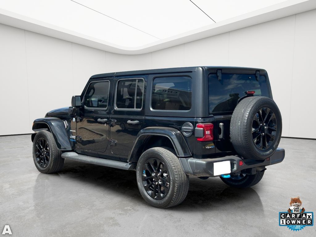 Used 2023 Black Clearcoat Jeep Sahara 4xe image 4