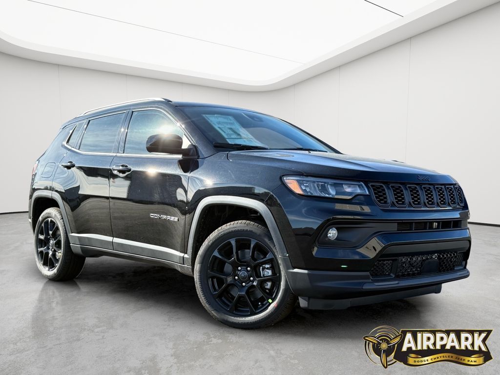 New 2026 Diamond Black Crystal Pearlcoat Jeep Latitude image 2