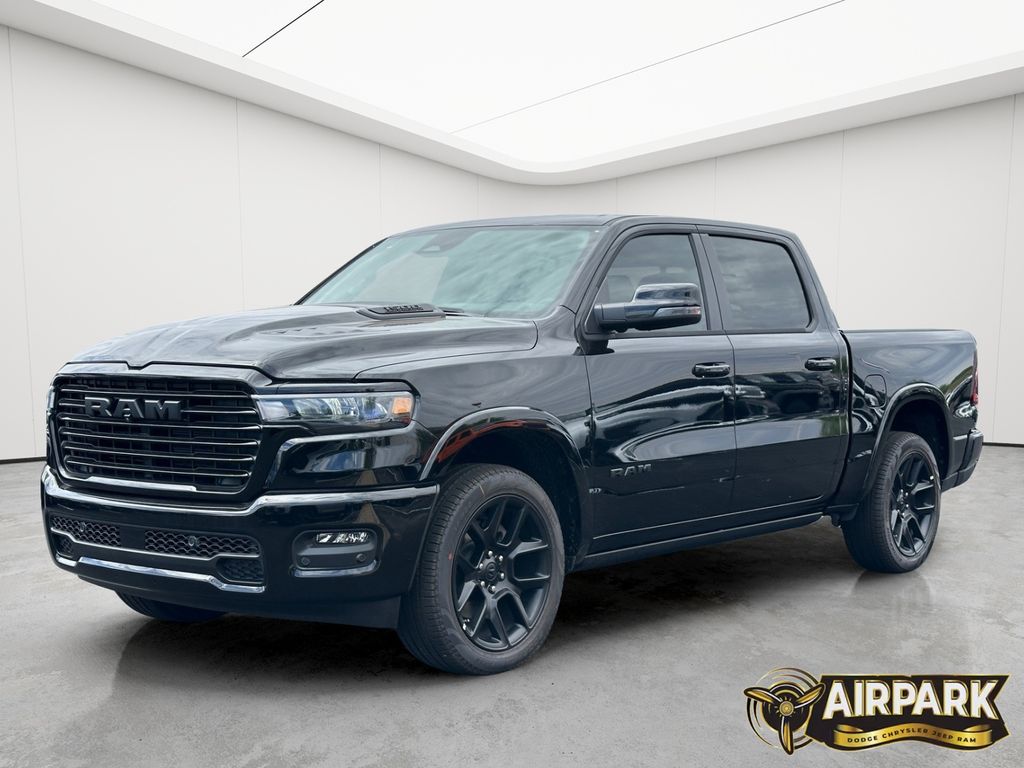 New 2026 Diamond Black Crystal Pearlcoat Ram Laramie image 3