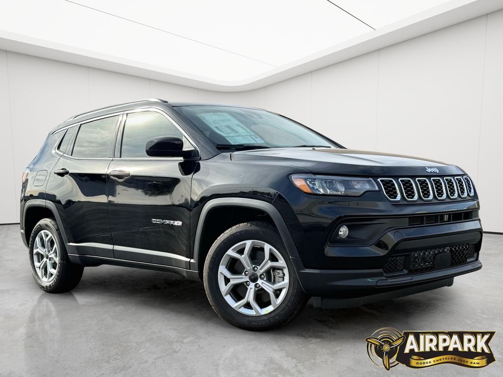 New 2026 Diamond Black Crystal Pearlcoat Jeep Latitude image 2