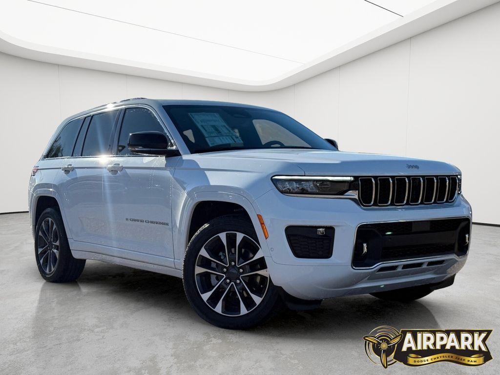 New 2025 Bright White Jeep Overland image 2