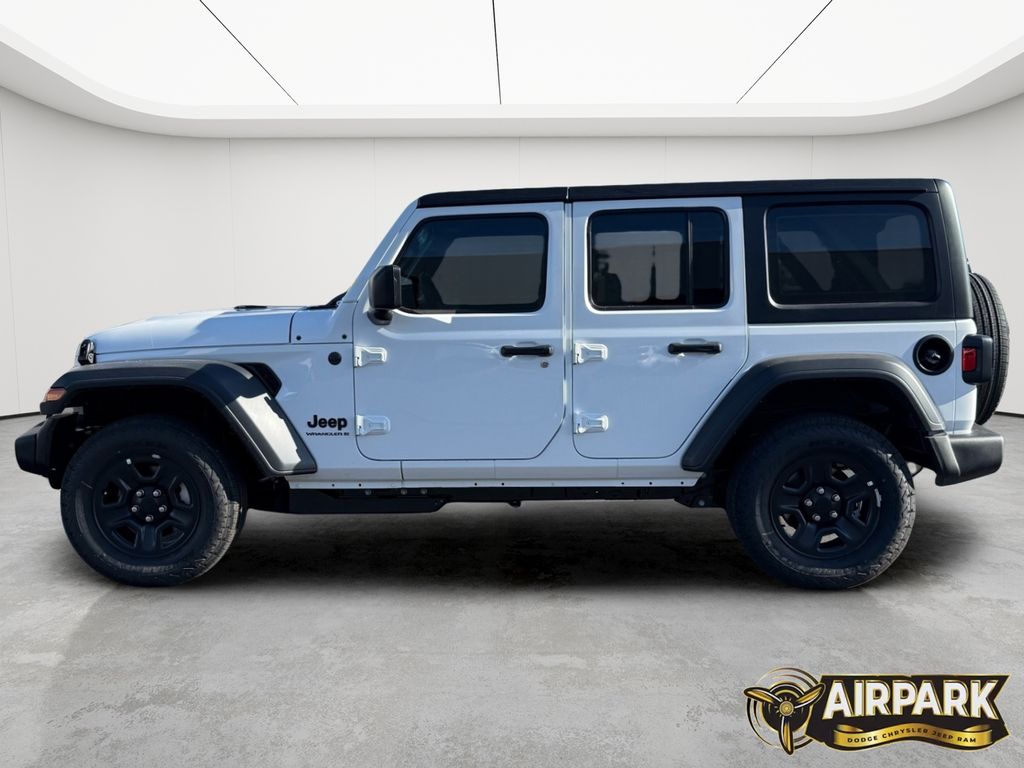 New 2026 Bright White Jeep Sport image 8