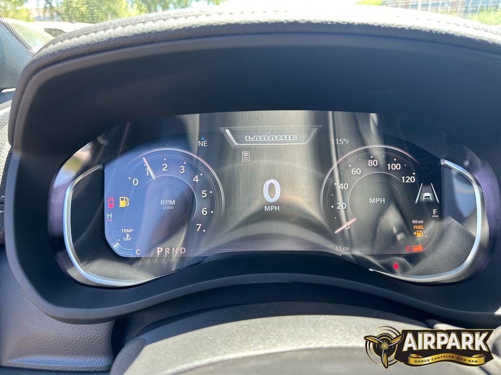 New 2025 Diamond Black Crystal Pearlcoat Ram Laramie image 17