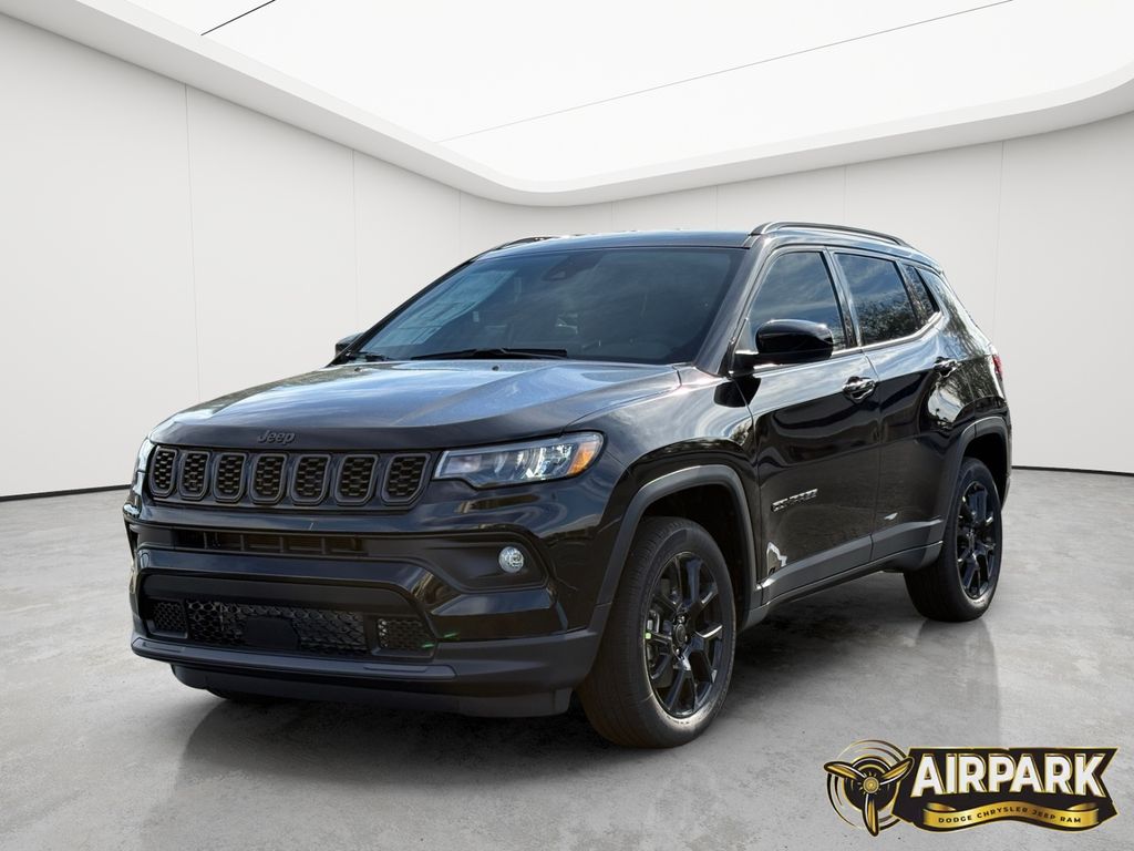 New 2026 Diamond Black Crystal Pearlcoat Jeep Latitude image 8