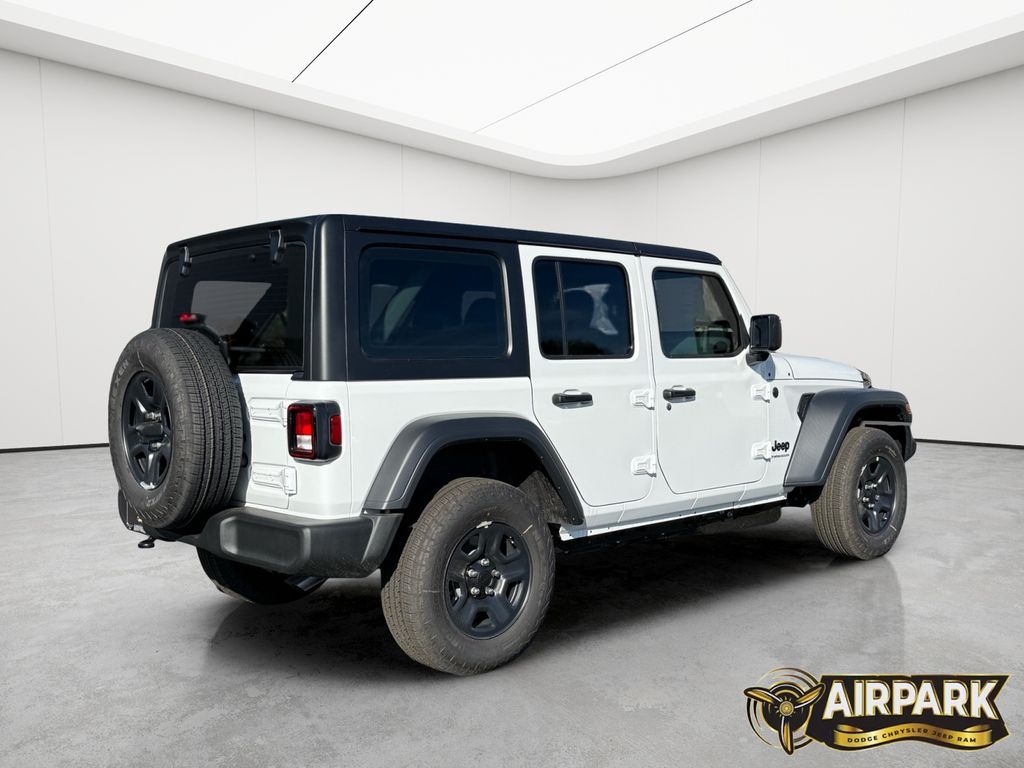 New 2026 Bright White Jeep Sport image 4