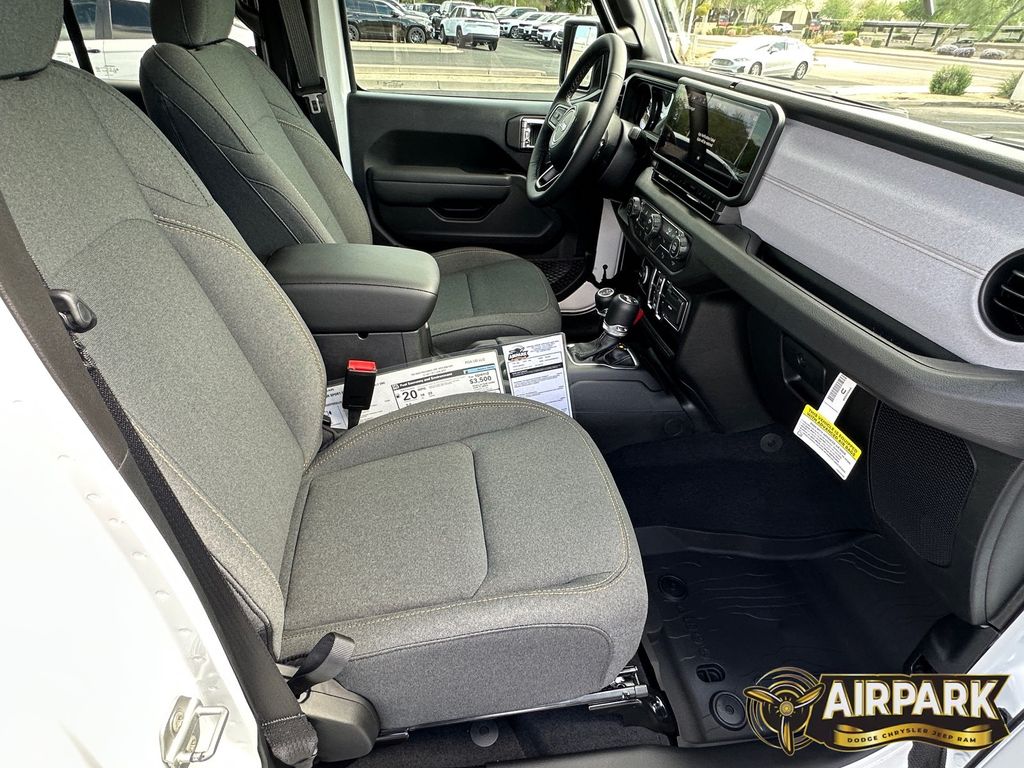 New 2025 Bright White Jeep Sport image 12