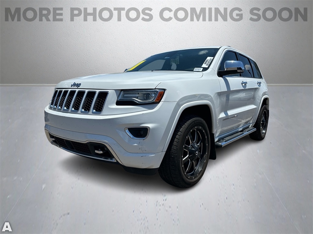 Used 2014 Jeep Grand Cherokee Overland with VIN 1C4RJFCM2EC537383 for sale in Scottsdale, AZ