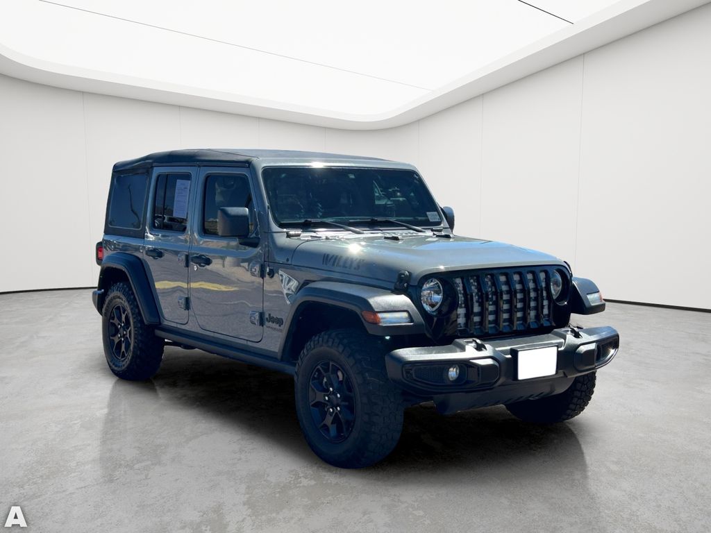 Certified Used 2022 Sting-Gray Clearcoat Jeep Unlimited Willys image 7