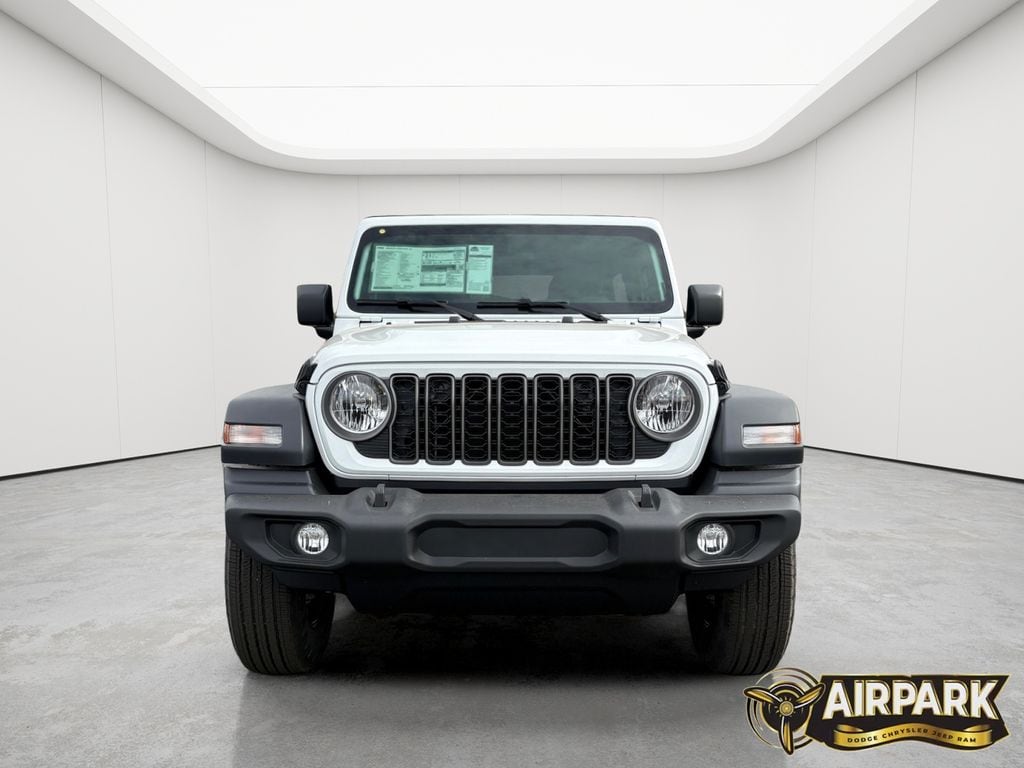New 2026 Bright White Jeep Sport image 9