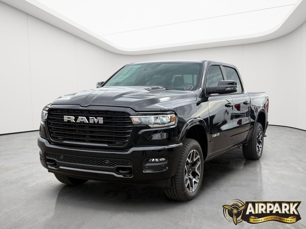 New 2026 Diamond Black Crystal Pearlcoat Ram Laramie image 8