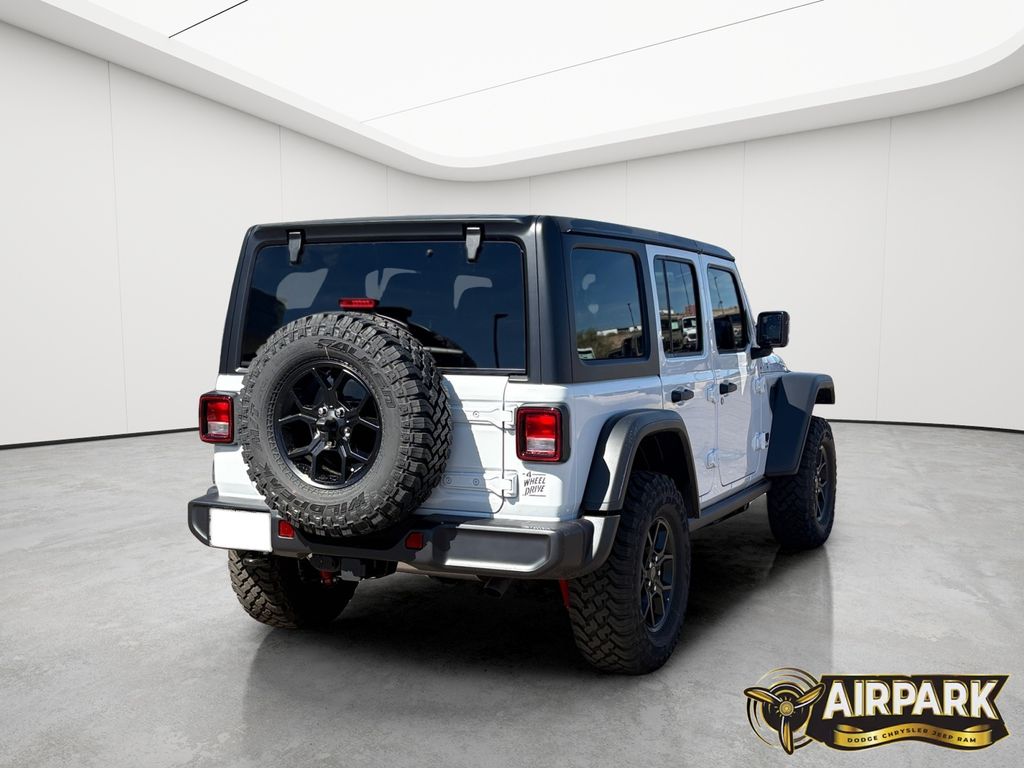New 2026 Bright White Jeep Sport image 4