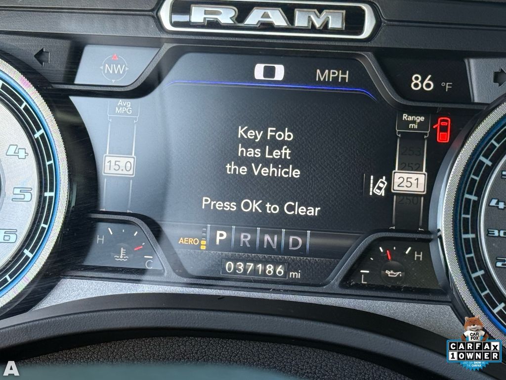 Used 2020 Diamond Black Crystal Pearlcoat Ram Limited image 19