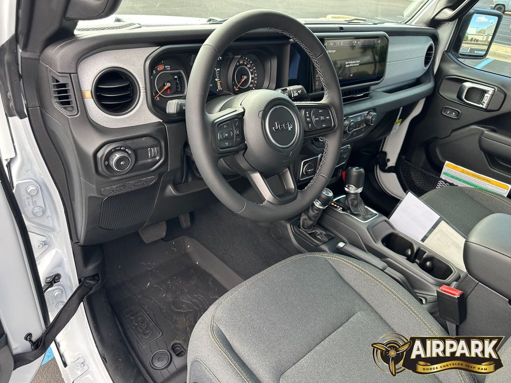 New 2025 Bright White Jeep Sport image 16