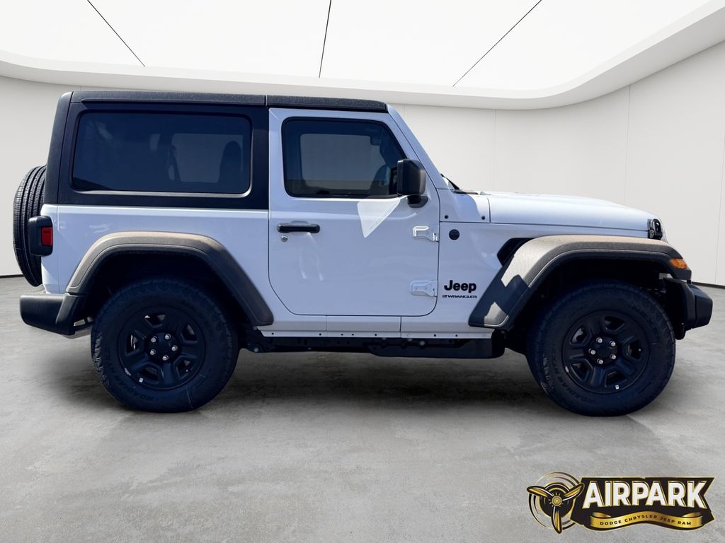 New 2026 Bright White Jeep Sport image 3