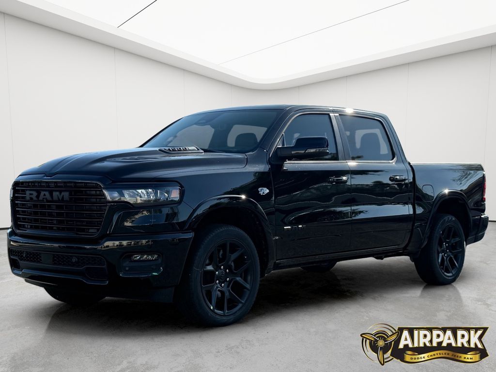 New 2026 Diamond Black Crystal Pearlcoat Ram Laramie image 8