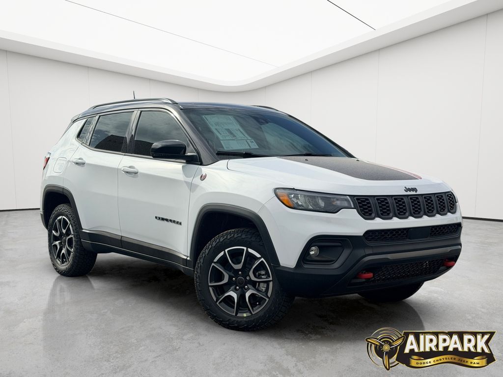 New 2026 Bright White Jeep Trailhawk image 2