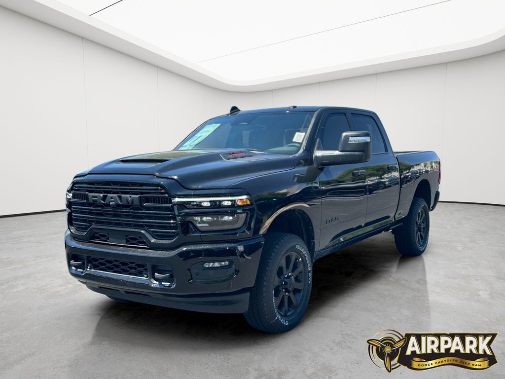 New 2025 Diamond Black Crystal Pearlcoat Ram Laramie image 9