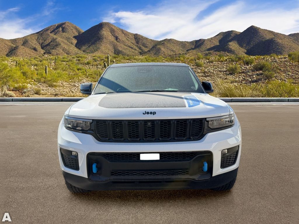 Used 2023 Bright White Clearcoat Jeep Trailhawk 4xe image 5