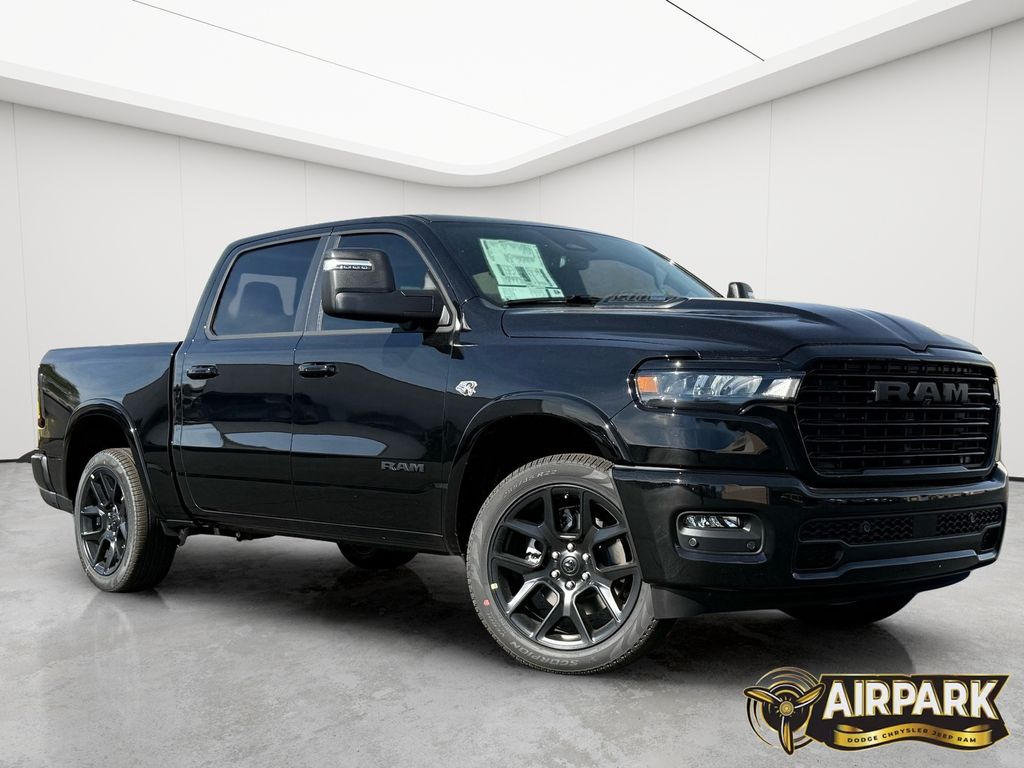 New 2026 Diamond Black Crystal Pearlcoat Ram Laramie image 2