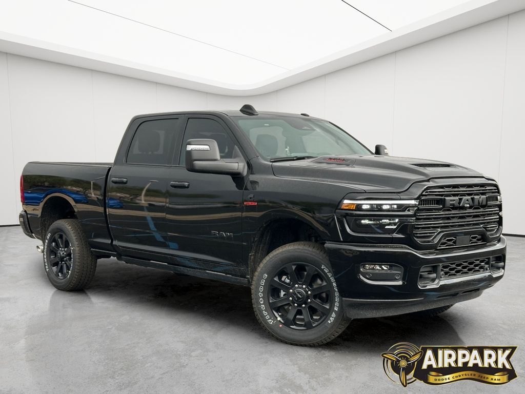 New 2026 Diamond Black Crystal Pearlcoat Ram Laramie image 2