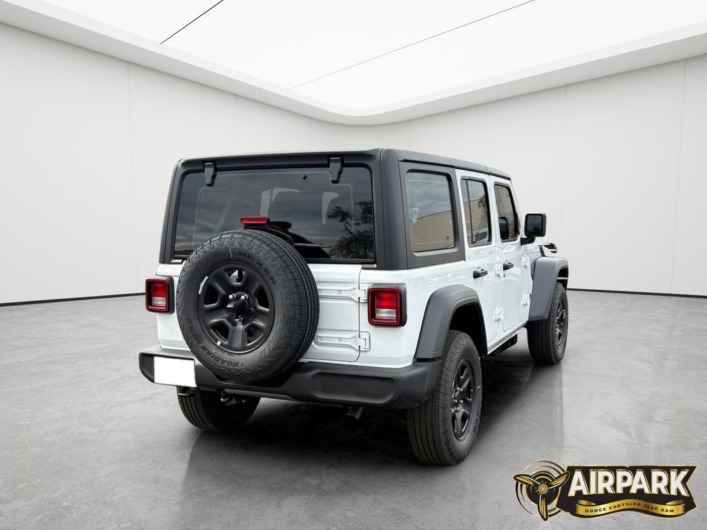 New 2026 Bright White Jeep Sport image 4