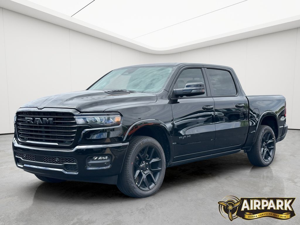 New 2026 Diamond Black Crystal Pearlcoat Ram Laramie image 2