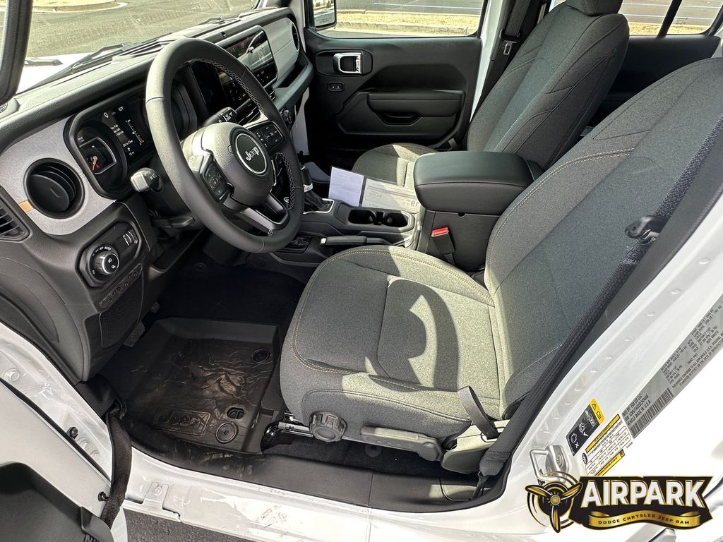 New 2025 Bright White Jeep Sport image 14