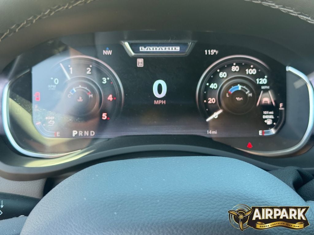 New 2026 Diamond Black Crystal Pearlcoat Ram Laramie image 22