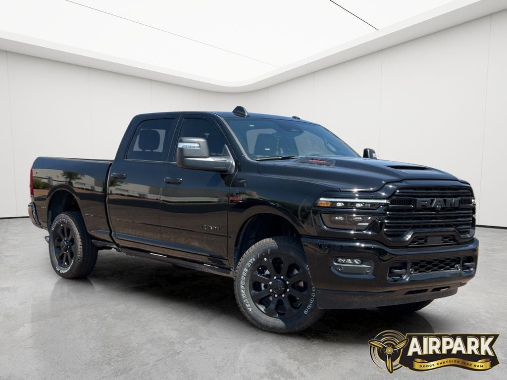 New 2026 Diamond Black Crystal Pearlcoat Ram Laramie image 2