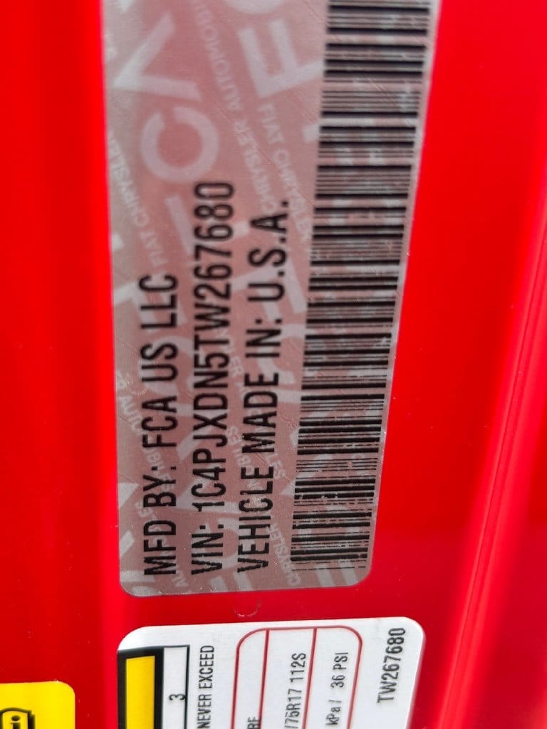 Used 2026 Firecracker Red Clearcoat Jeep Sport S image 25