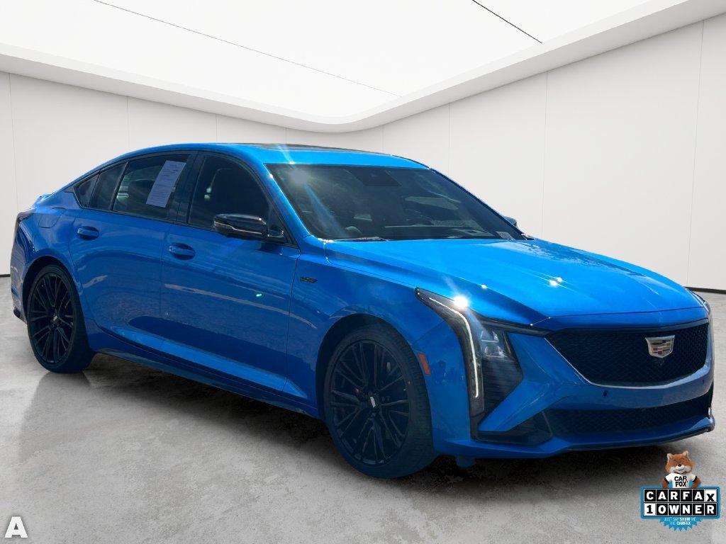 Used 2025 Coastal Blue Metallic Cadillac V-Series image 7