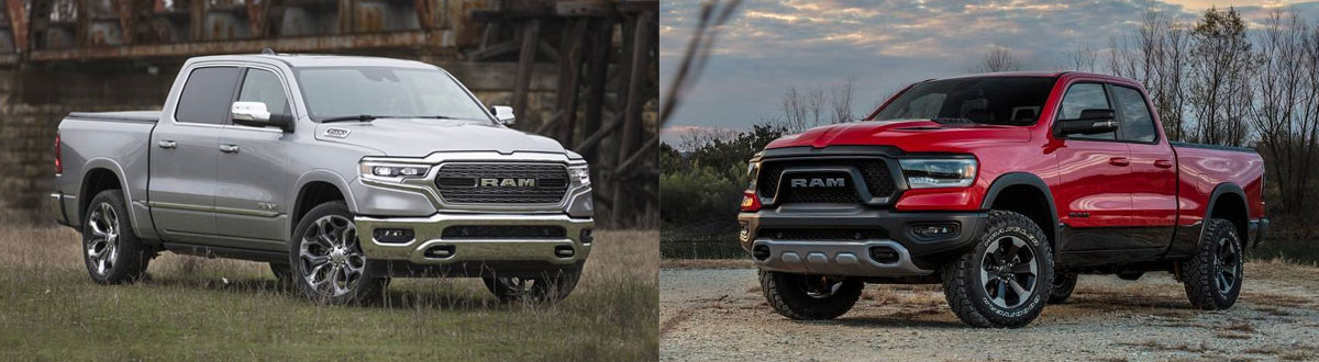 2020 RAM 1500 Limited vs 2020 RAM 1500 Rebel