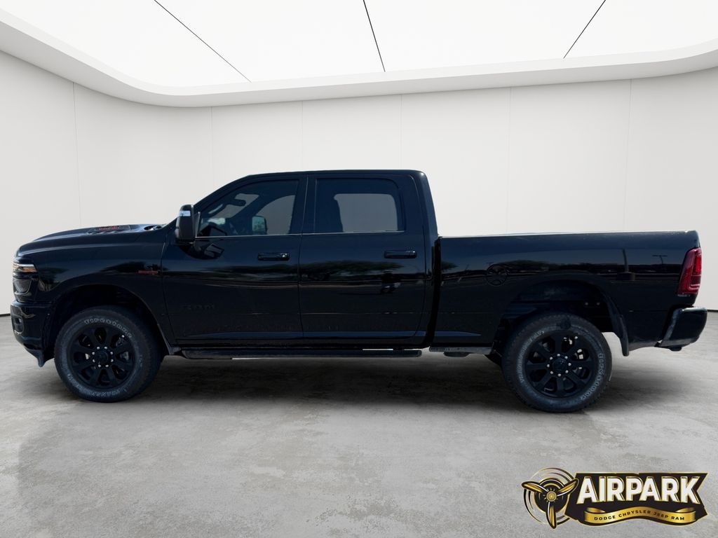 New 2025 Diamond Black Crystal Pearlcoat Ram Laramie image 8
