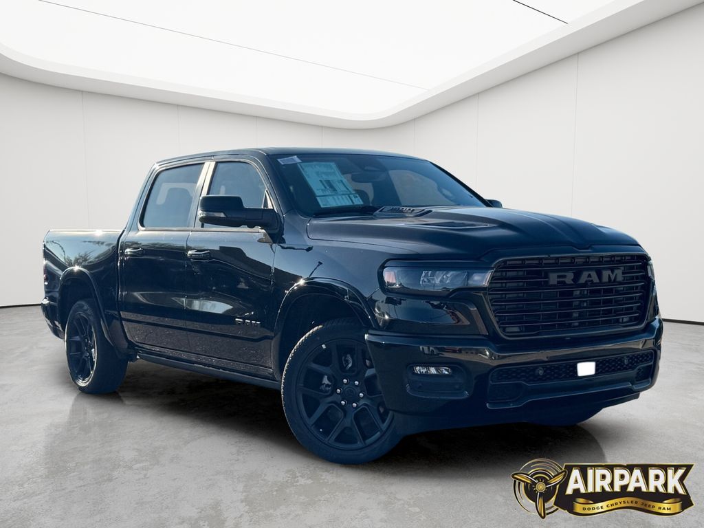 New 2026 Diamond Black Crystal Pearlcoat Ram Laramie image 2