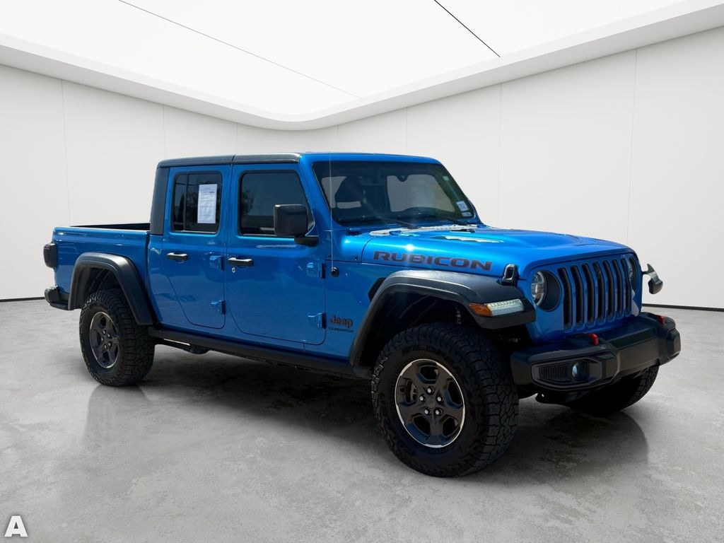 Used 2021 Hydro Blue Pearlcoat Jeep Rubicon image 9