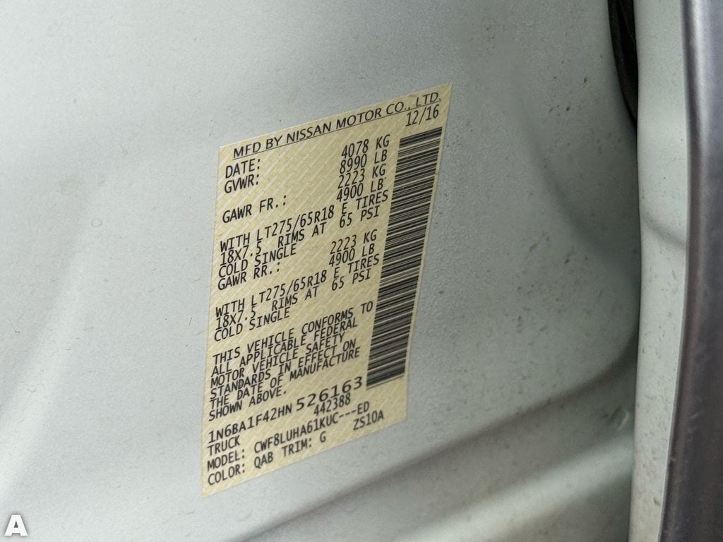 Used 2017 Pearl White Nissan PRO-4X image 33