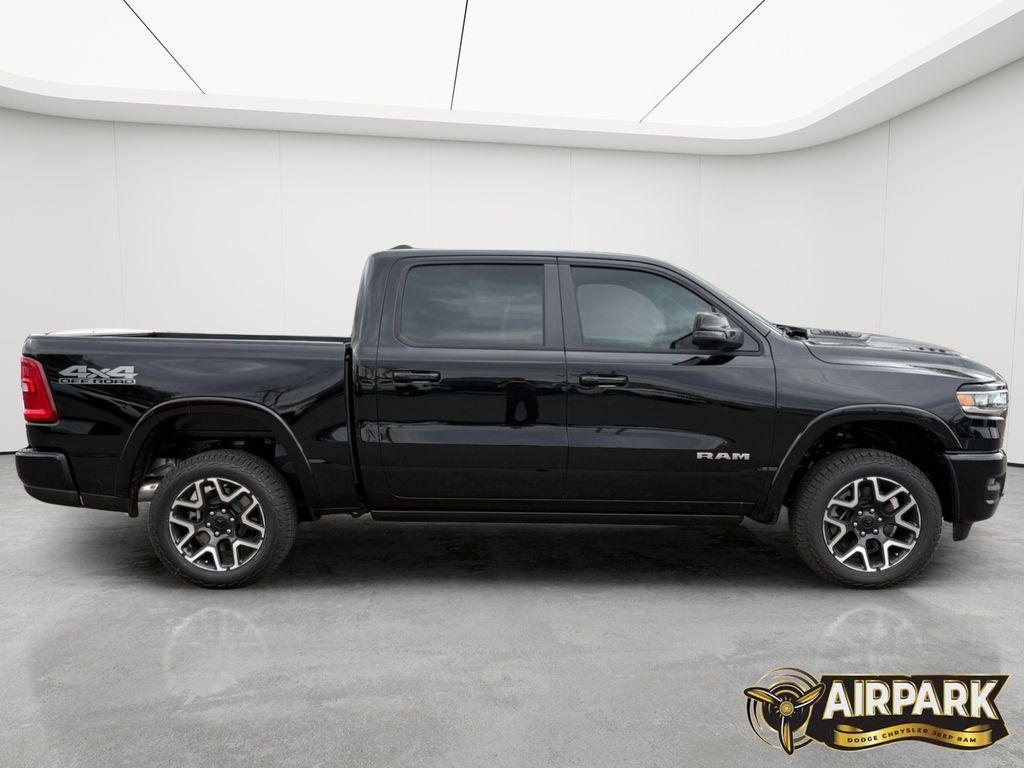 New 2026 Diamond Black Crystal Pearlcoat Ram Laramie image 3