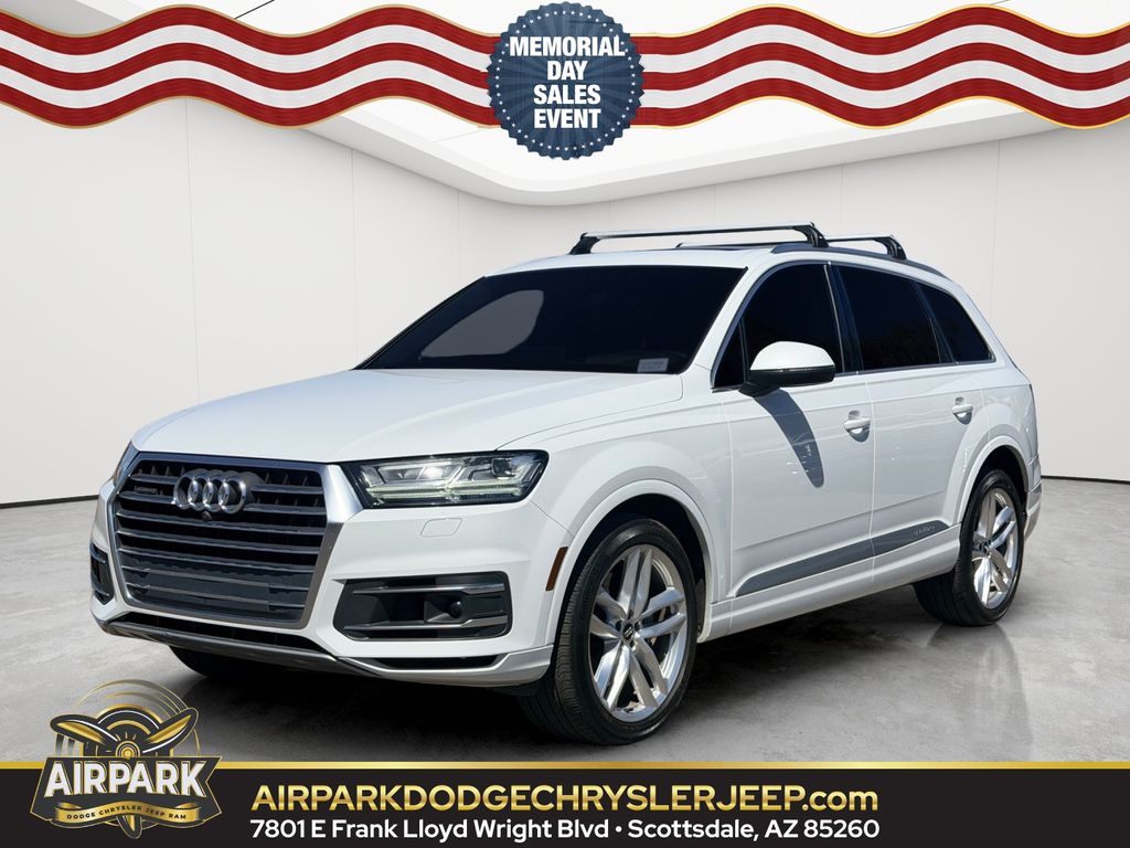 Glacier White 2018 Audi Q7 3.0 TFSI quattro Prestige SUV / Crossover All-Wheel Drive Automatic