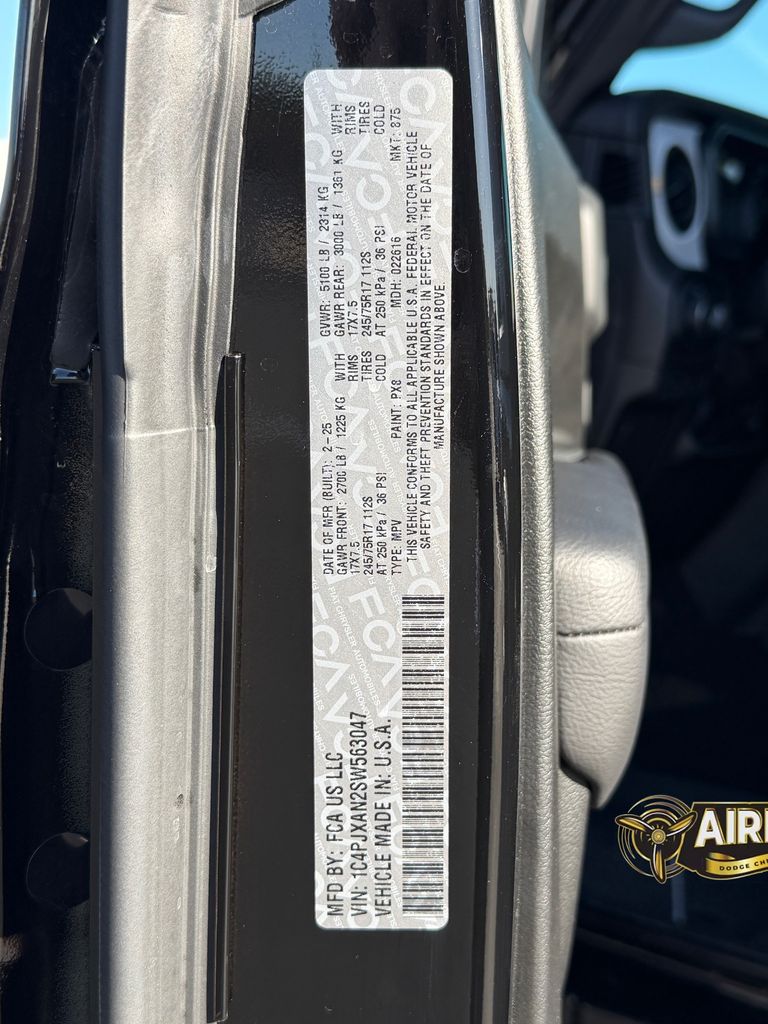 New 2025 Black Jeep Sport image 22