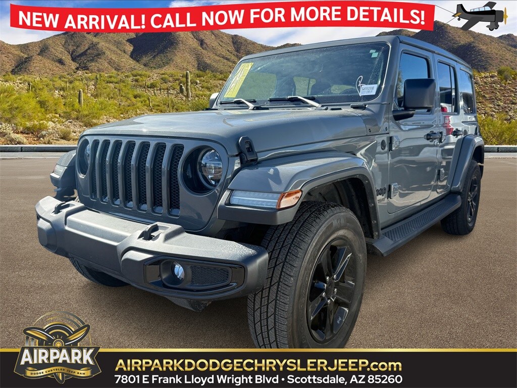 Used 2021 Jeep Wrangler Unlimited Sahara Altitude SUV