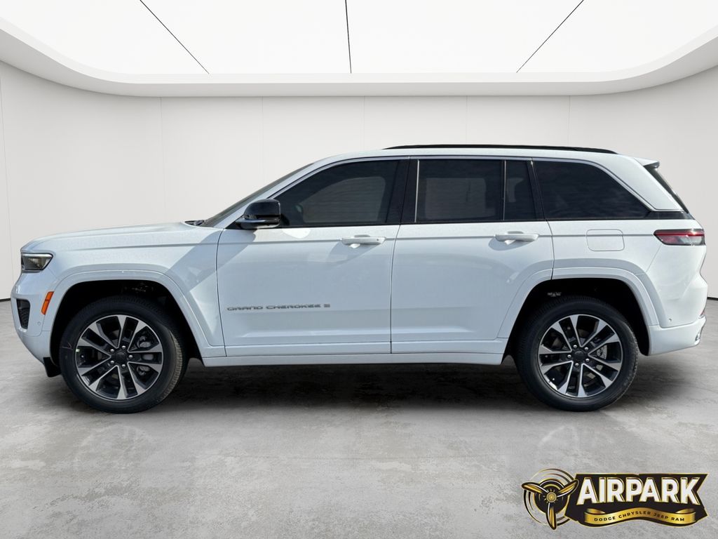 New 2025 Bright White Jeep Overland image 8